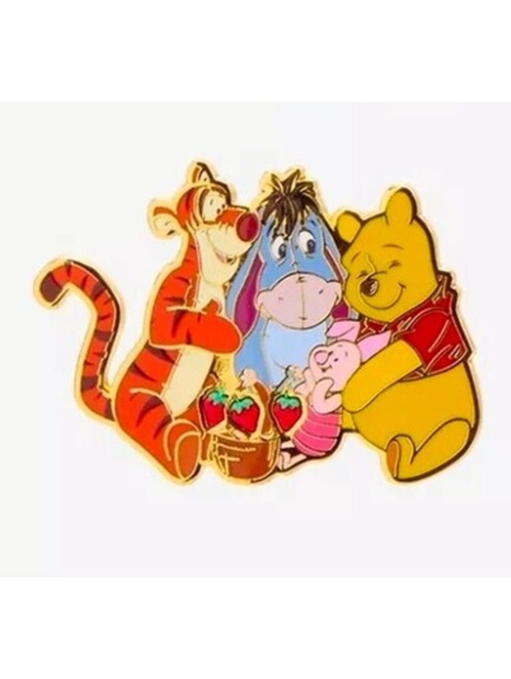 Disney Winnie the Pooh Strawberry Blind Box Enamel Pin
